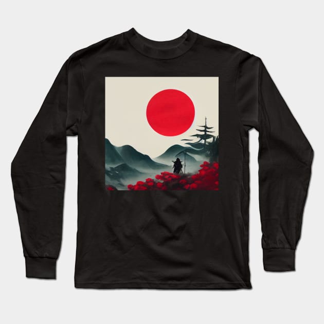 Japanese assasin Long Sleeve T-Shirt by Planty of T-shirts